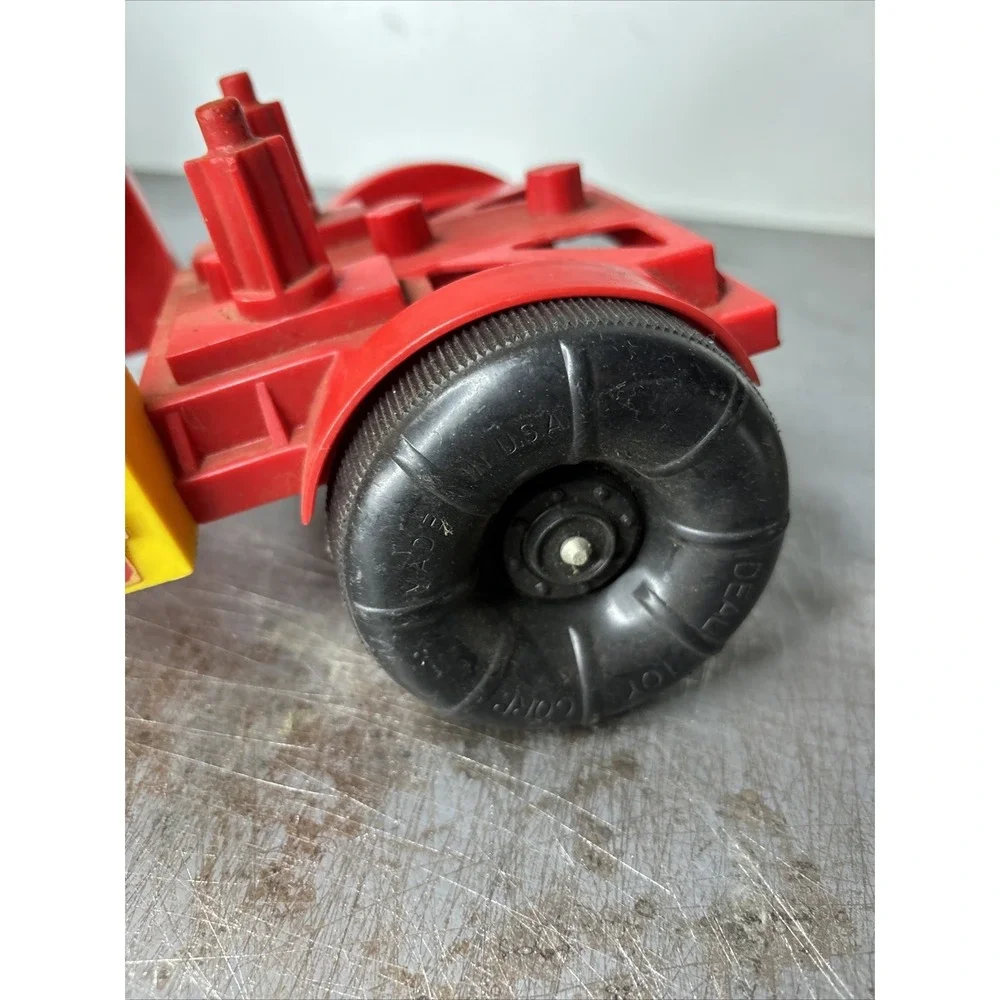 IDEAL MOON EXPLORER‎ Rocket Unit X-1 Launcher Trailer Red Yellow Playset